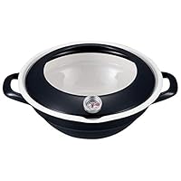 Amazon｜富士ホーロー 琺瑯製 温度計付 天ぷら鍋 24cm (2.8L) お手入れ